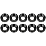Wanyifa 10pcs Aluminum Alloy Countersunk Washers M2 M2.5 M3 M3.5 M4 M5 M6 M8 M10 Anodized Colourful Countersunk Head Bolt Washer Gaskets