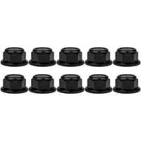 Wanyifa 10pcs Aluminum Nuts M2 M3 M4 M5 M6 M8 Anodized Colourful Flange Hexagon Head Nylon Lock Nut Serrated Lock Spinlock Nuts