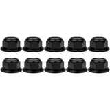Wanyifa 10pcs Aluminum Nuts M2 M3 M4 M5 M6 M8 Anodized Colourful Flange Hexagon Head Nylon Lock Nut Serrated Lock Spinlock Nuts