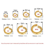 Wanyifa Titanium Washer M3 M4 M5 M6 M7 M8 M10 Split Lock Washers for Spring Lock Gaskets