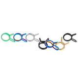 Wanyifa Titanium Clip 9.8mm Upper Pump Tubing Air Filter Waste Oil Pipe Fuel Line Spring Clips Clamps Sealing Hose Motorcycle Clips Clamp