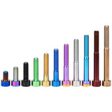 Wanyifa Titanium Bolt M6x10 15 16 18 20 25 30 35 40 45 50 55 60 65mm DIN912 Cap Hex Allen Head Screw for Mountain Road Bike