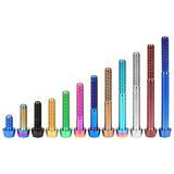 WanyifaチタンボルトM6x1015 16 18 20 25 30 35 40 45 50 55 6065mmテーパーヘッドアレンキースクリュー自転車ヘッドセットブレーキボルト用