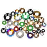 Wanyifa Titanium Washer M3 M4 M5 M6 M8 Countersunk Washers for DIN7991 Countersunk Screw Bolt Decorative Gaskets Modifications