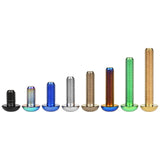 Wanyifa Titanium Bolt M5x8 10 12 15 18 20 25 30mm Button Hex Allen Head Screw for Bicycle Ti Fasteners