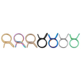 Wanyifa Titanium Clip 9.8mm Upper Pump Tubing Air Filter Waste Oil Pipe Fuel Line Spring Clips Clamps Sealing Hose Motorcycle Clips Clamp