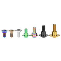 Wanyifa Titanium Bolt M6x18 20 22mm Disc-Shaped Torx T30 Step Screw for Locomotive Motorcycle Shell Modification