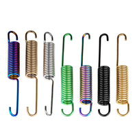 Wanyifa Titanium Spring Length 150mm Motorcycle Side Stand Spring Practical Parking Side Kickstand Springs Replacement for Motorcycle Scooter