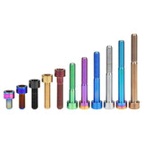 Wanyifa Titanium Bolt M6x10 15 16 18 20 25 30 35 40 45 50 55 60 65mm DIN912 Cap Hex Allen Head Screw for Mountain Road Bike