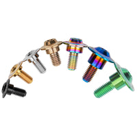 Wanyifa Titanium Bolt M6x14 15 16 17mm Disc-Shaped Torx T30 Step Screw for Locomotive Motorcycle Shell Modification