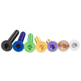 Wanyifa Titanium Bolt M5x10 12 15 20 25 30 35 40mm Countersunk Torx Head with "W" Logo Screw Ti Fasteners