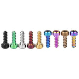 Wanyifa Titanium Screw M3x9mm Chamfered Torx T15 Head Self-Tapping Screws for Bike Motorcycle Car Boat Model Aircraft Modifications