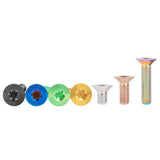 Wanyifa Titanium Bolt M5x10 12 15 20 25 30 35 40mm Countersunk Torx Head with "W" Logo Screw Ti Fasteners