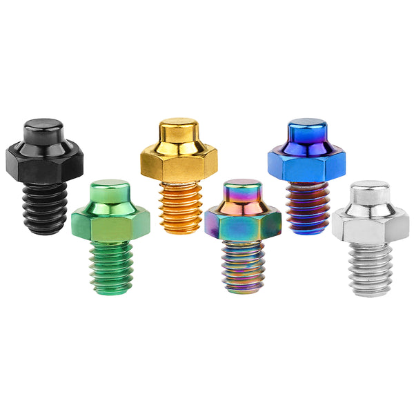 Wanyifa Titanium Bolt M4x5mm Bicycle Pedal Anti-Slip Screw Cycling Pedal Non-slip Nails Pins Bolts Bike Parts