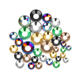Wanyifa Titanium Washer M3 M4 M5 M6 M8 Countersunk Washers for DIN7991 Countersunk Screw Bolt Decorative Gaskets Modifications