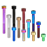 Wanyifa Titanium Bolt M6x10 15 16 18 20 25 30 35 40 45 50 55 60 65mm DIN912 Cap Hex Allen Head Screw for Mountain Road Bike