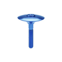Wanyifa Titanium Bolt M6x35mm & Titanium Bowl Cover Top Cap Set for 1-1/8" Road Mountain Bike Headset Stem Bicycle Cycling Parts