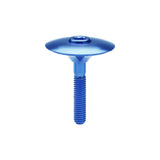 Wanyifa Titanium Bolt M6x35mm & Titanium Bowl Cover Top Cap Set for 1-1/8" Road Mountain Bike Headset Stem Bicycle Cycling Parts