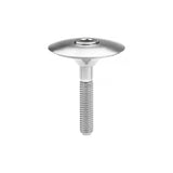 Wanyifa Titanium Bolt M6x35mm & Titanium Bowl Cover Top Cap Set for 1-1/8" Road Mountain Bike Headset Stem Bicycle Cycling Parts