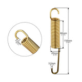 Wanyifa Titanium Spring Length 150mm Motorcycle Side Stand Spring Practical Parking Side Kickstand Springs Replacement for Motorcycle Scooter