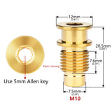 Wanyifa Titanium Bolt M10x20.5mm Road Bike UT R8000 Rear Derailleur Shaft Bolt Bicycle Shift Fixing Axle Screw Pitch 1.0mm