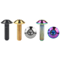 Wanyifa Titanium Bolt M6x12 15 20 25 30 35mm Umbrella Hexagon Allen Head Screw for Bike Motorcycle Disc Brake